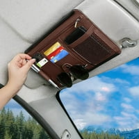 Auto oprema za unutrašnjost Pocket Organizer, Auto-Sun Visor Organizator, multifunkcionalna torba za pohranu automobila PU