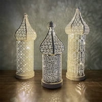 Lierteer marokanski lampica lampica za lampicu željeza za vjenčana svjetiljka za vjenčanje