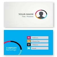 Dizajnirajte svoju personalizirani posjetnicu Custom Logo Zaposleni posjete karticu - prednji i nazad