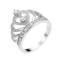 Mortilo prstenovi puni dijamant cirkon šuplji prstenovi žene ruže zlato dijamant circon prsten ženski