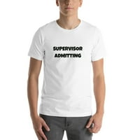 2xl Supervizor koji se priznaje zabavno stil majica kratkih rukava od strane nedefiniranih poklona