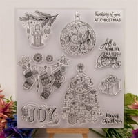 Southwit Božićni poklon Clear Macping Cling brtvi DIY Scretbook Embossing Album Decor Craft Lijep dizajn