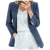 Tking Fashion Women Cardigan Corduroy košulja dugih rukava bluza pluća casual prevelizirani jakni kaput
