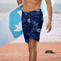 Muški Quick Chine Swim trunks Ljeto plaža Cvjetni kratke hlače na plaži na plažima elastične struke