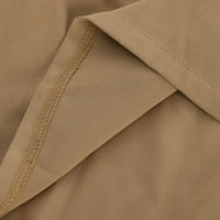 Ženske ležerne ljetne kratke hlače Čvrsto kolor plus veličina elastična vrećica visokih struka HOTFY BEACH LOUNGE HORTS sa džepovima