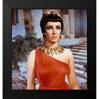 Hollywood Photo Archive crni moderni uokvireni muzej umjetnički print pod nazivom - Elizabeth Taylor