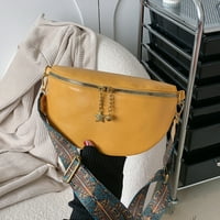 BxingsFtys Fashion Fanny Print Wide Trake Kožne torbe za struku Zipper Prijenosni za putovanja
