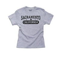 Trendy Sacramento, Kalifornina sa pamukom Stars Boy's Pamučna majica