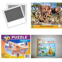 Skupni zagonetke: Kid Priključak Obrazovna drvena podudarna puzzle, ceaco - afričke ravnice - slagalica,