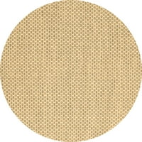 Ahgly Company u zatvorenom okruglom krute smeđe Moderne prostirke, 7 'okruglica