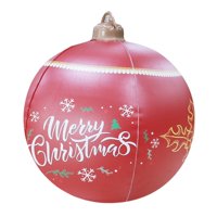 Božićni ukrasi Božićne kuglice vanjske atmosfere PVC Igračke za naduvavanje za domaće božićne svečane poklon kuglice xmas