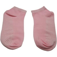 Rygai čarape za gležnjeve elastične 3D PVC čestice pamučne joge čarape za nožne prste za dom, ružičasti