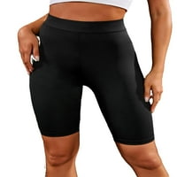 Crna aktivna dna ženske sportske kratke hlače