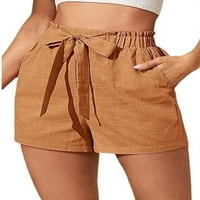 Haite SOLD Color Beach Hottove za žene Baggy čipka UP Ljeto Plažni kratke hlače Holiday Bermuda Široke
