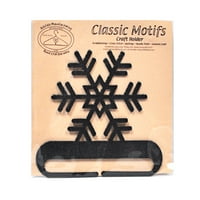 Klasični motivi Snowflake charcoal Split Dno držač za obnarenje sa magnetom