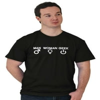 Man Woman Geek Geeky Slatki Nerdy Gamer Graphic majica Muškarci ili žene Brisco Marke 3x