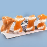MTFUN 3D kalup za svijeće, silikon Torso sapun za pravljenje kalupa Aromaterapija zanatske kalupe za
