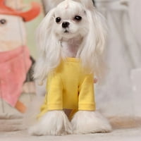 Kombinezon za kućne ljubimce prozračne otporne na suze Bichon Dog Rompers zimska odjeća za jesen