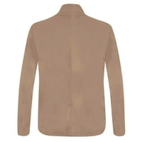 Lagane jakne za žene casual s dugim rukavima otvorena prednja kardiganska jakna Dressy Work Office Blazers