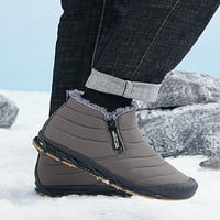 Welliuma ženski zimski čizme vanjske tople cipele casual snježne čizme hodanje čizme za gležnjeve hladno vrijeme lagana plišana obloga siva 11
