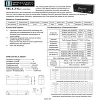 6V 1.3Ah SLA Zamjenska baterija za Powerstar DMZ - Pack