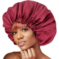 Dynasty Curls Daj klima uređaj hidratacije Elastična glava sa satenske hat-kape za žene kozmetički salon