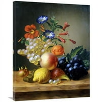 u. grožđe, limun, figova i drugi voćni umjetnički otisak - Johannes Reekers