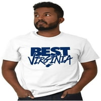 Zapadna Virdžinija je najbolja smiješna državna muška grafička majica Tees Brisco Brends 2x
