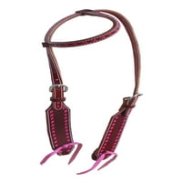 Konjska američka koža zapadni buckstitch Browband HeadStall Bridle 78AD04HB