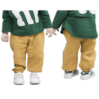 Coduop Toddler Baby Boys Girls Lood duge hlače Pamučne posteljine harem pantalone casual joggers cvjetovi