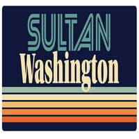 Sultan Washington Frižider magnet retro dizajn