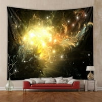 Crna rupa zvjezdana tapiserija zid viseći univerzum Galaxy Sky Stolcloth krajobrazni zidni dekor za spavaću sobu dnevni boravak
