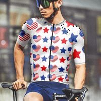 Biciklistički dres za muškarce Nezavisnosti Day Teme Brze suho biciklističke košulje Road Biciklistička