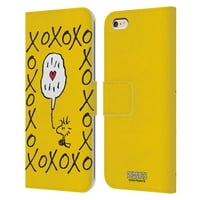 Dizajni za glavu zvanično licencirani kikiriki zapečaćeni po ljubimcu Woodstock xoxo kožne knjige Court Cover Cover Cover Cover Construible s Apple iPhone Plus iPhone 6s Plus