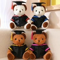 Lamuusaa diplomski medvjedi medvjedi plišačke igračke, punjena lutka za životinje, doktorski šešir medvjedske