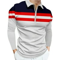 Muška majica s dugim rukavima sa zip, brzom sportskom košuljom za planinarenje, trčanje, sportski paket