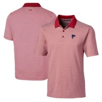 Muški sekač i Buck Crvena Atlanta Falcons Big & Visok Forge Tonal Stripe Stretch Polo