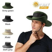 Htwon Muškarci Ženski šešir Vodootporni Široki ružni kašika šešira UV zaštita Boonie Caps, za lov na