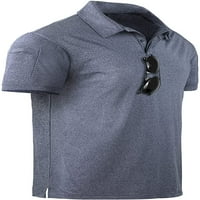 Polo košulje za muškarce kratki rukav vlagu Wicking na otvorenom taktičke golf sportske majice