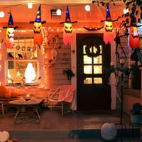 Vještica hat Halloween String svjetla DIY privjesak horor lampa