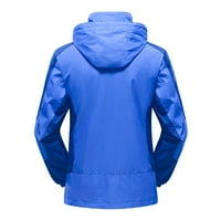 Fanxing kliren za kišu u skijaškoj jakni za ženske kišne jakne Windbreaker Winter Warm s kapuljač kapuljača
