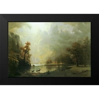 Bierstadt, Albert Black Moderni uokvireni muzej Art Print Naslijed - Sierra Nevada ujutro