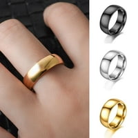 Modni prsten za muškarce TITANIUM čelični par nakit zaljubljenih T0I2
