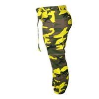 Prednjeg swalk modne maskirne kamuflage jogger hlače visoki struk hip hop camoa harem pantalone pantalone