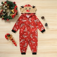 Podudaranje porodične pidžame set za odmor PJS Božić Pajamas Sleep odjeća za tatu mamu djeca
