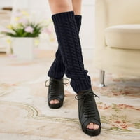 Ženske kratke čarape vunene noge za jesen i zimske čizme za tele