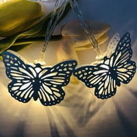 Dom i vrt Bijela leptir gudačka svjetla Party Turistički prozorski ukras fenjer Privjesak