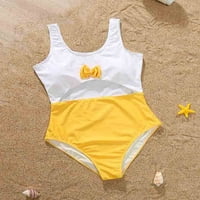 Obiteljski odgovarajući kupaći kostim Jednodijelni kontrastni u boji Ljetni bikini prugasti deblo za odrasle djece