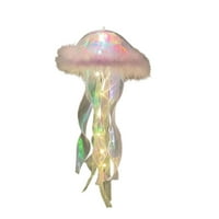 Zedker Jellyfish lampions Light, Materijal za materiju Jellyfish, novogodišnjih nosača, vezerski kralježnice, ukrasi za meduze, ukras za sobu, tablicama