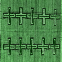 Ahgly Company Zatvoreni pravokutnik Oriental Emerald Green Moderne prostirke, 3 '5'